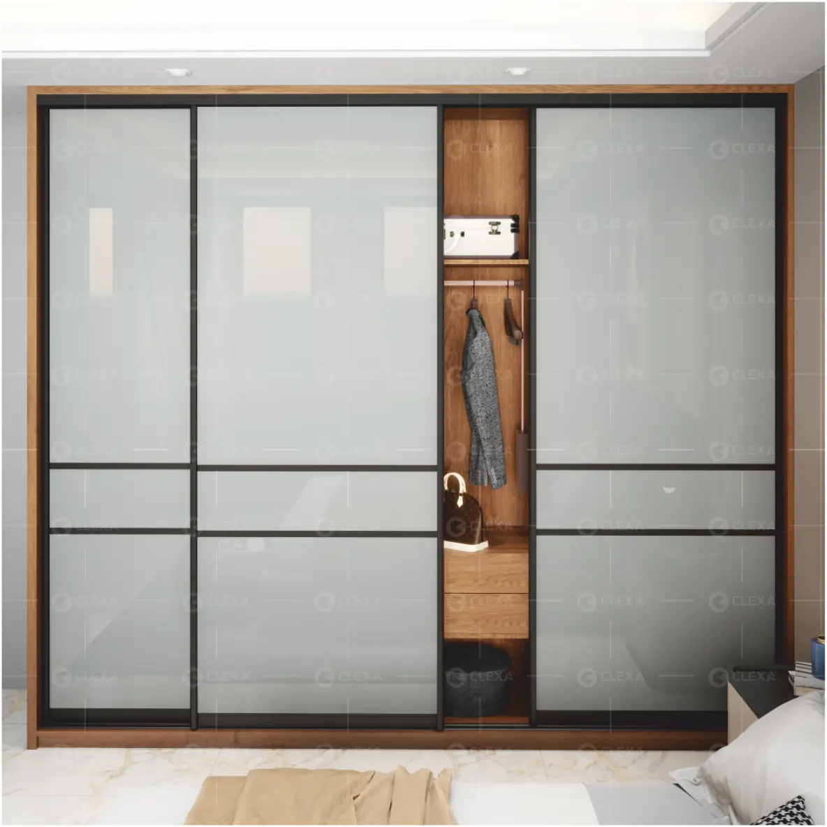 Crystal Series Wardrobe Sliding Profiles